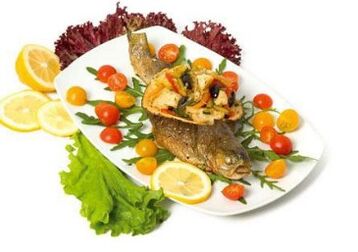 Fish with vegetables