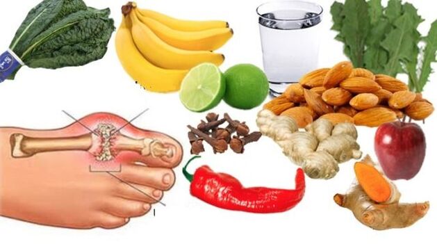 Gout patients are given a gentle diet